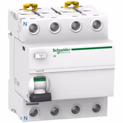Interrupteur différentiel 300mA tétrapolaire 40A Type A-Si - Schneider A9R35440 Cet interrupteur différentiel tétrapolaire de ...