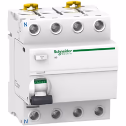 Interrupteur différentiel 300mA tétrapolaire 40A Type A - Schneider A9R24440 Cet interrupteur différentiel tétrapolaire de se ...