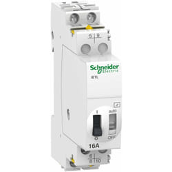 Schneider Electric - Acti9, iETL extension pour télérupteur 16A 1NO/NF+1NO 24VCA 12VCC 50-60Hz - A9C32116