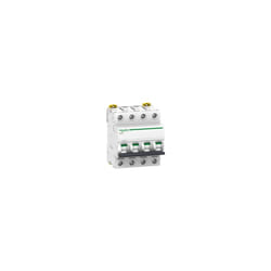 Schneider Electric - Acti9, iC60N disjoncteur 4P 10A courbe c - A9F79410