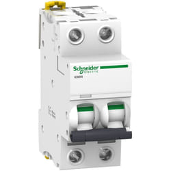 Schneider Electric - Acti9, iC60N disjoncteur 2P 16A courbe c - A9F77216