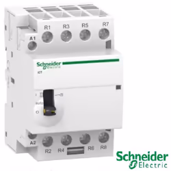 Contacteur Chauffe - eau à commande manuelle acti9- ICT HC - 230 / 250 V / AC / 4 X 63 A Contact 4no - 63 A ( 40 0 V / AC ) m ...
