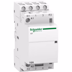 Acti9 iCT contacteur 16A 2NO+2NF 230...240VCA 50Hz SCHNEIDER A9C22818Acti 9 contacteur iCT 4P 2F+2O 16A AC-7A 6A AC-7B 400 V  ...