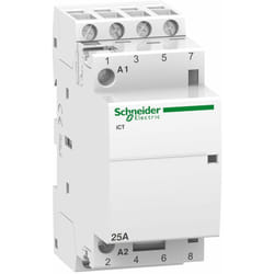 Schneider Electric - A9c24834 - Contacteur Tétrapolaire - 4no - 25a - Bobine 230vca - Schneider Acti 9 Ict