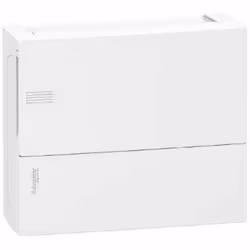 Surface de porte pleine Mini Pragma, 1F 12M, 268x228x102mm extérieur, 63A, IP40, IK07, Type de couvercle : Plénum, Montage su ...