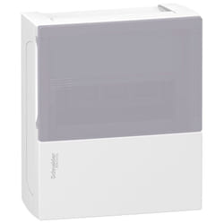 Tableau Schneider mural 8 modules IP40 bia/fume MIP10108T