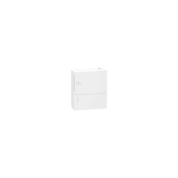 Schneider Electric - Pragma - mini coffret en saillie - 1x8 mod. - portillon opaq blanc - born. Terre - MIP11108