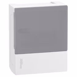 Pragma - mini coffret en saillie - 1x6 modules - portillon transparent - bornier terre Largeur: 160mm Hauteur: 198mm profonde ...
