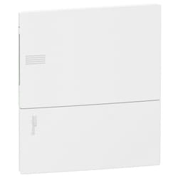 Schneider Electric - Pragma - mini coffret encastré - 1x8 mod. - portillon opaque blanc - born. Terre (MIP21108)