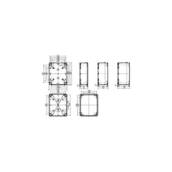 Boite industrielle 241x192x105 abs - NSYTBS241910