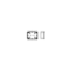 Thalassa - boîte industrielle - couvercle haut - 291x241x128mm - abs - NSYTBS292412H