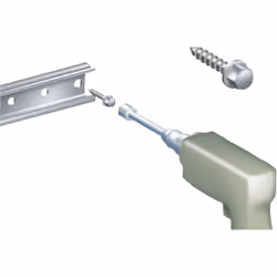 vis auto-taraudeuse tête hexagonale - 6.3 x 16 mm - thalassa - schneider electric nsys16m6hs boite de 100