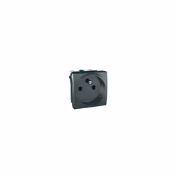 Prise 2P+T 16A couleur graphite bornes auto mecanisme sans support ni plaque UNICA SCHNEIDER MGU3.059.12F Tarif année2019 SCH ...