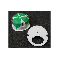 Schneider Electric - Boîte d'encastrement d'applique étanche à l'air 1 poste ø 67mm prof 40mm avec couvercle affleurant Multifix Air dcl schneider