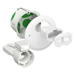 Schneider Electric - Multifix Air dcl, boîte d'applique avec couvercle non affl, connect, douille E27 (IMT35027)
