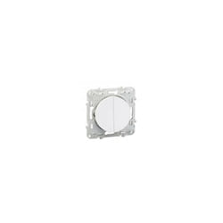 Schneider Electric - schneider - S520273 - Odace, va-et-vient + va-et-vient lumineux Blanc, 10 a, à vis, led orange 1,5 mA
