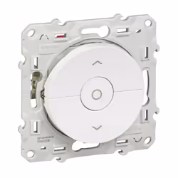 Description générale L'interrupteur Odace de Schneider Electric est conçu pour un contrôle facile des volets roulants. Doté d ...