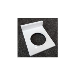 Schneider Electric - Plaque simple blanche 1 poste rectangle avec support téléphone mobile 102x85x28mm Odace Styl S520712