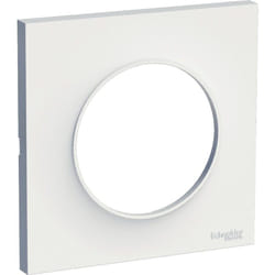 Schneider Electric - plaque ue odace styl 3 postes horizontaux ou verticaux 71 mm blanc