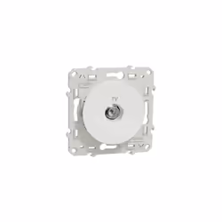 Schneider Electric - Odace S520445 Odace - prise tv simple - blanc