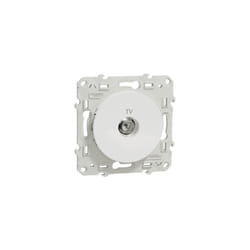 Schneider Electric - Odace S520445 Odace - prise tv simple - blanc