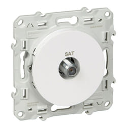 Odace, prise sat Blanc, à vis (S520446)