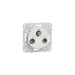 Schneider Electric - Odace Odace - prise tv/fm/sat - blanc - 1 entrée