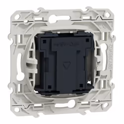 Schneider Electric Odace S520496 prise de courant Blanc - Vue supplémentaire 4