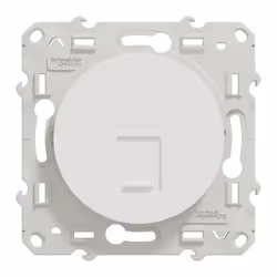 Schneider Electric Odace S520471 prise de courant RJ-45 Blanc - Vue supplémentaire 4
