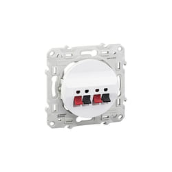 Schneider Odace Prise Haut-Parleur Blanc - S520488
