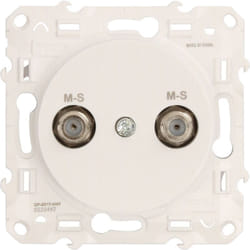 Schneider Electric - prise multiservice odace schneider blanc ral 9003 S520457