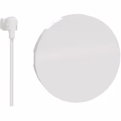 Odace enjoliveur Blanc livré avec 1 LED bleu 0 15 mA connexion par cable SCHNEIDER S520297 Enjoliveur spécifique pour apparei ...