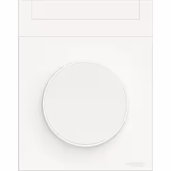 Odace - Styl - plaque - blanc (RAL 9003) - 1 poste - H 108.5 - L 85mm - P 10.2 - IK04 - IP21 D - sans halogène
