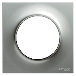 Schneider Electric - schneider odace styl plaque double aluminium - S520704E