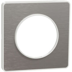 Odace Touch plaque horiz./vert. entraxe 71mm SCHNEIDER Nombre de Poste: 1 - Entraxe en mm: 71mm - Gamme: translucide blanc