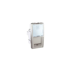 Schneider Electric - Prise RJ45 Cat6 s/ftp grade 3 aluminium pour telecomminication vdi 1 module unica
