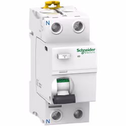 Interrupteur différentiel 30mA bipolaire 40A Type A - Schneider A9R21240 Cet interrupteur différentiel bipolaire de sensibili ...