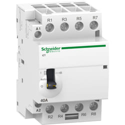 Schneider Electric - Acti9 iCT contacteur à commande manuelle 63A 4NO 24VCA 50Hz schneider A9C21164