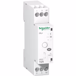 Acti9 iTL+ télérupteur silencieux 1P 16A 230VCA livré avec 1 intercalaire SCHNEIDER A9C15032 fonction - commutateur mécanique ...
