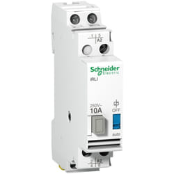 Schneider Electric - Acti9, iRLI relais inverseur 10A 2P tension de commande 24VCA, 1F + 1O/F - A9E15537