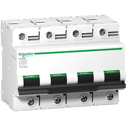 Disjoncteur C120N 4P 80 a, courbe d, 10 kA - A9N18391