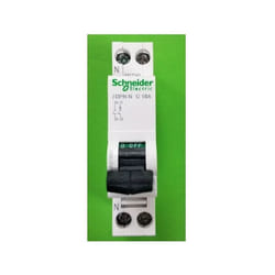 Schneider Electric - Schneider A9N21556 Disjoncteur 1P+N 10A courbe c iDPN n