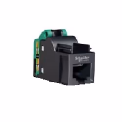 Schneider Electric Cat5e RJ45 Connector, Noir, -40 - 70 °C, 18 mm, 33 mm, 28 mm