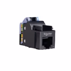 Schneider Electric Cat6 RJ45 Connector, Noir, -40 - 70 °C, 18 mm, 33 mm, 28 mm
