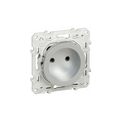 Schneider Electric - odace, prise de courant 2P alu, à vis, connexion rapide - S530033