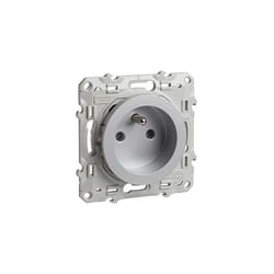 Schneider Electric - odace, prise de courant 2P+T alu, à vis, connexion à vis - S530039 ppm - pmo 15 20