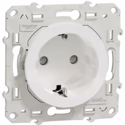 ODACE, PRISE DE COURANT 2P+T standard allemand BLANC ou ALU, A VIS, CONNEXION RAPIDE Appareillage ultra terminal, Appareillag ...
