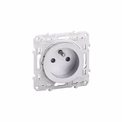 SCHNEIDER Odace Prise de courant 2P+T aluminium - S530059 Cette prise Schneider de la gamme Odace, alliant design et robustes ...