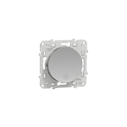 Schneider Electric - Schneider S530233 Odace - interrupteur vmc - aluminium - sans position arrêt