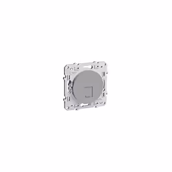 SCHNEIDER Odace Prise RJ45 grade 1 catégorie 6 aluminium - S530475 Cette prise RJ45 de la gamme Odace Schneider vous permet l ...